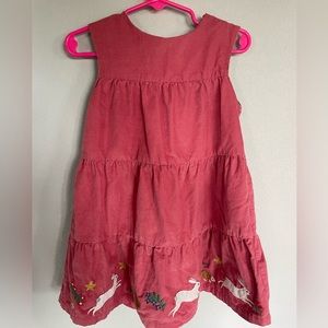 Baby Boden woodland creature corduroy dress